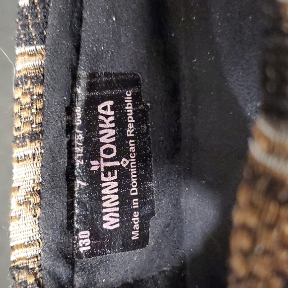 Minnetonka Baja Moccasins Size 7 - Picture 7 of 7